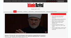 Desktop Screenshot of islamicreviver.com